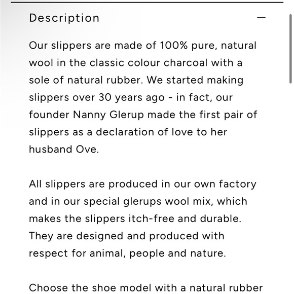 Glerups Rubber Sole Slipper - Picture 11 of 11